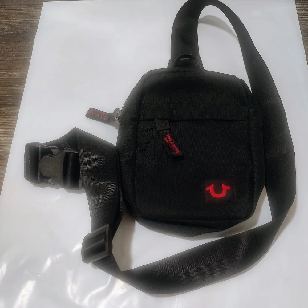 True Religion Black Crossbody Bag